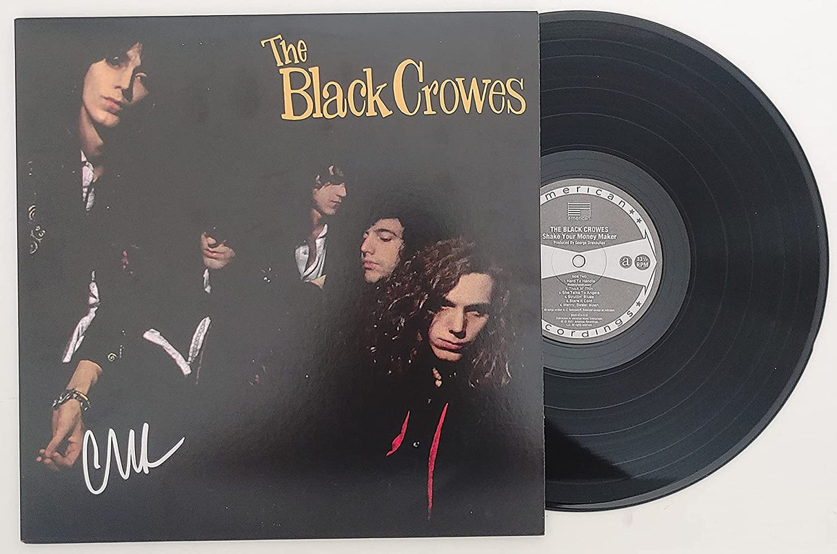 Chris Robinson signed Black Crowes Shake your Money Maker album proof Beckett COA STAR