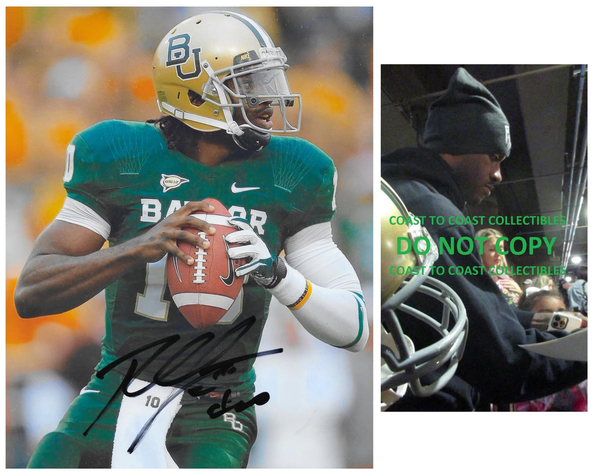 Robert Griffin III signed Baylor Bears 8x10 photo COA proof autographed RG3 Heisman