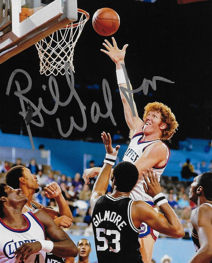 Bill Walton Los Angeles Clippers signed, autographed Basketball 8x10 photo. exact proof COA
