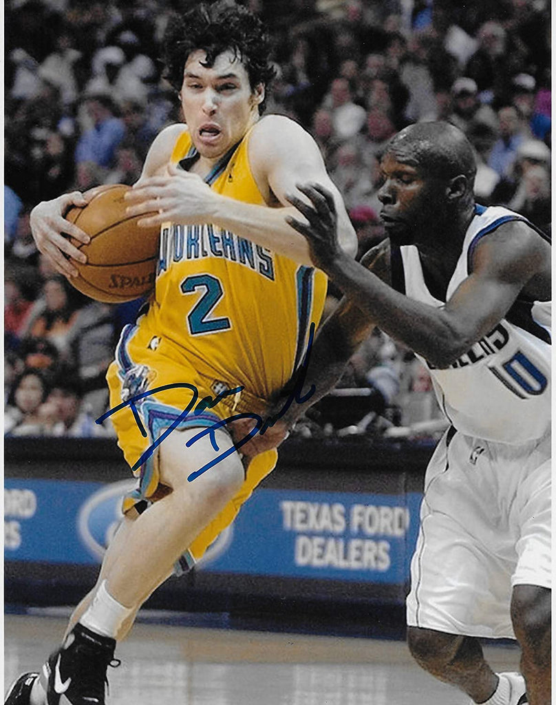 Dan Dickau signed New Orleans Pelicans basketball 8x10 photo COA