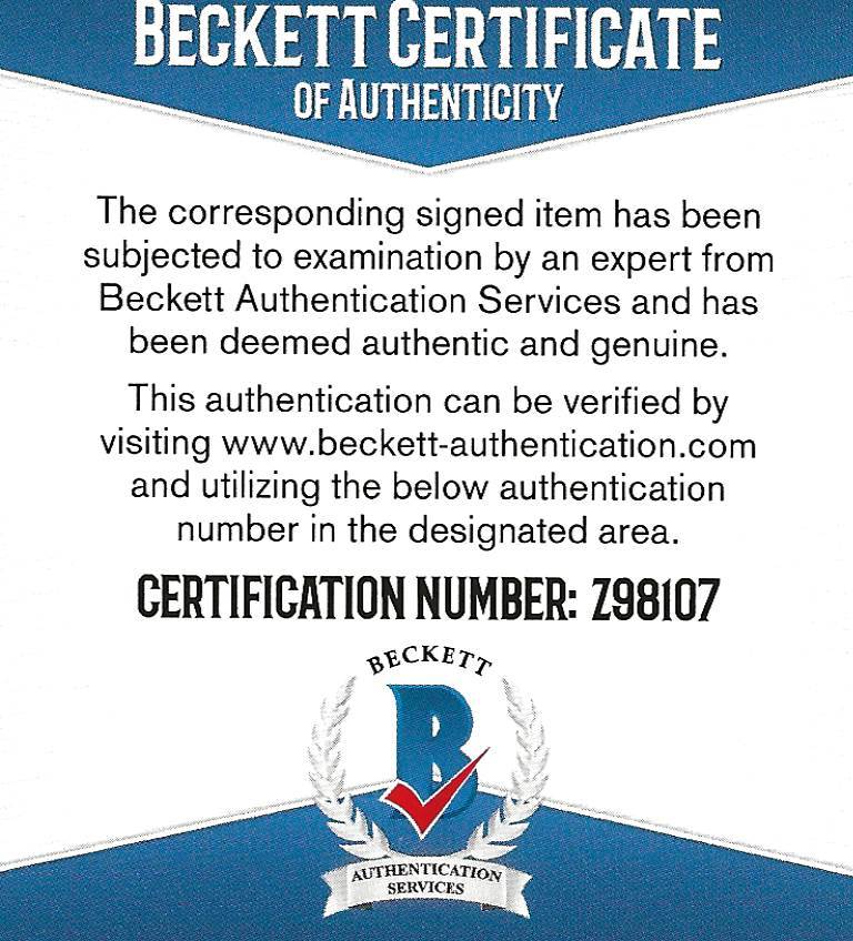 Prince Fielder Rangers Tigers signed baseball bat proof Beckett COA