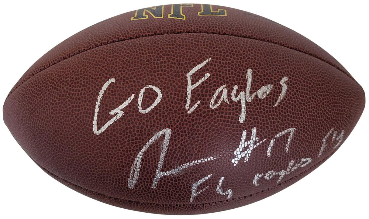 Nelson Agholor Eagles Signed NFL Football Proof COA Autographed USC Trojans Philadelphia