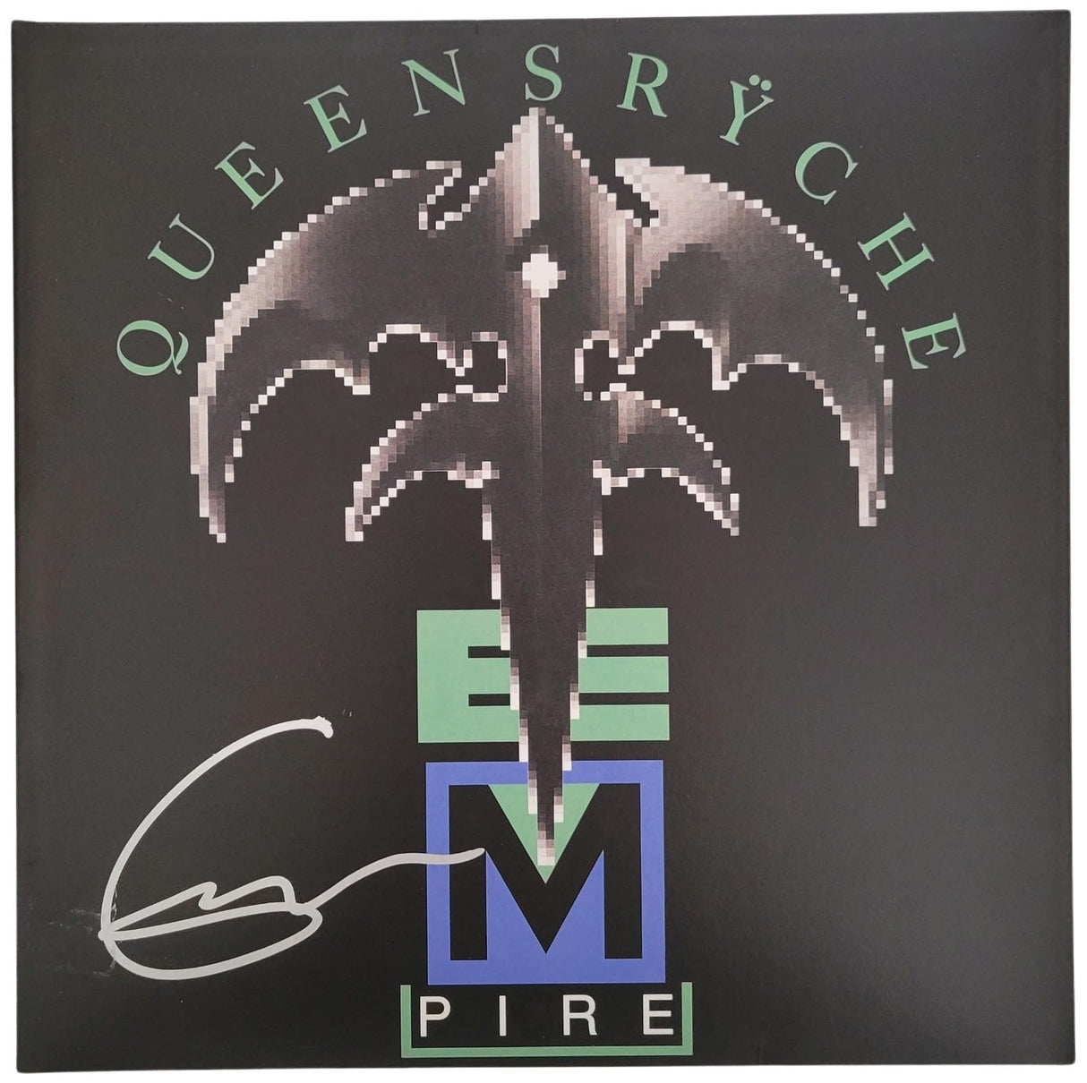 Geoff Tate signed Queesryche Empire Album COA Proof Autographed Vinyl