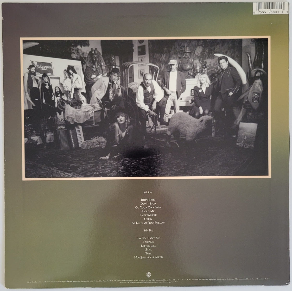 Mick Fleetwood Lindsey Buckingham signed Fleetwood Mac Greatest Hits album proof STAR