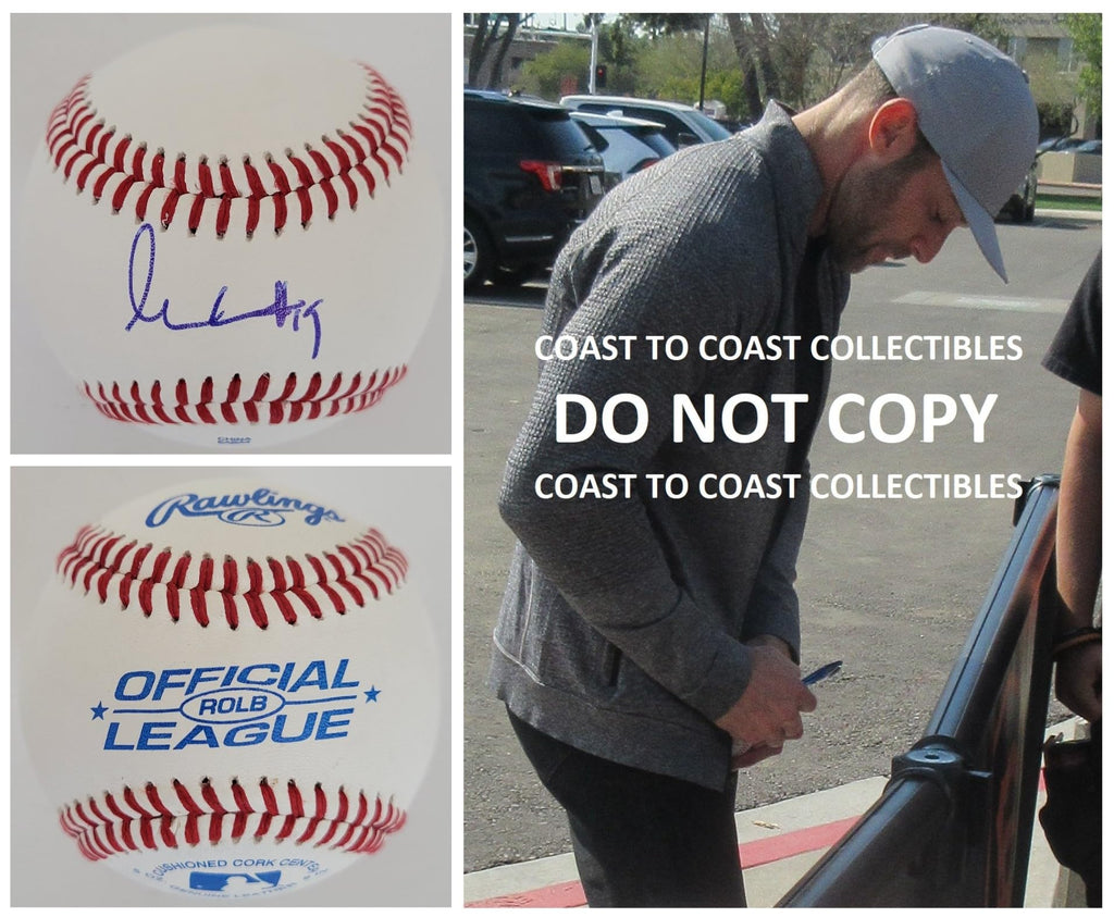 Gabe Kapler San Francisco Giants Red Sox signed autographed baseball COA proof