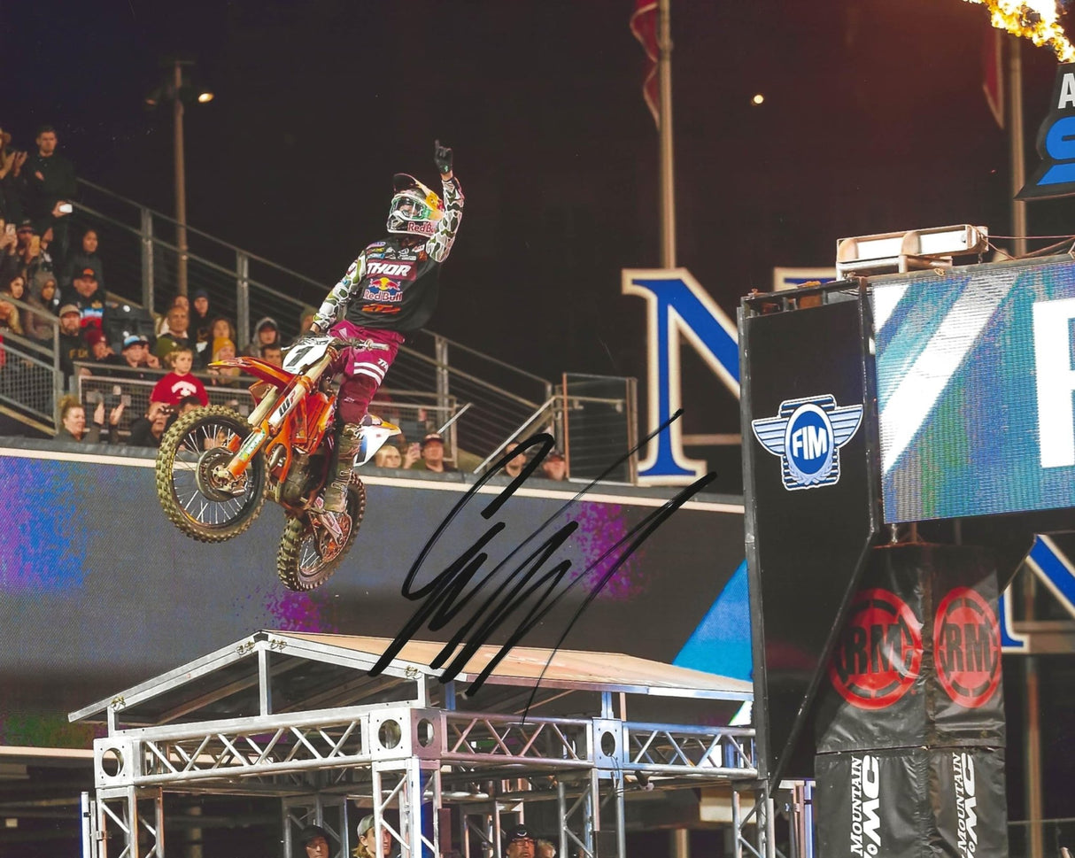 Cooper Webb Signed 8x10 Photo COA Proof Autographed Supercross Motocross..
