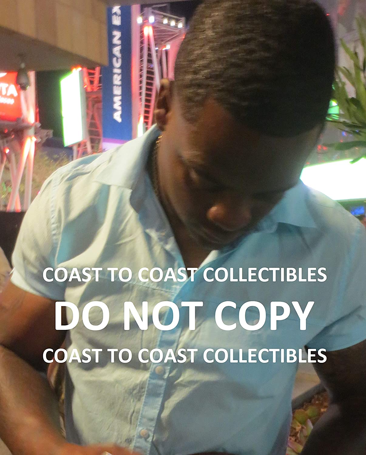 Clinton Portis Denver Broncos signed autographed 8x10 photo COA proof