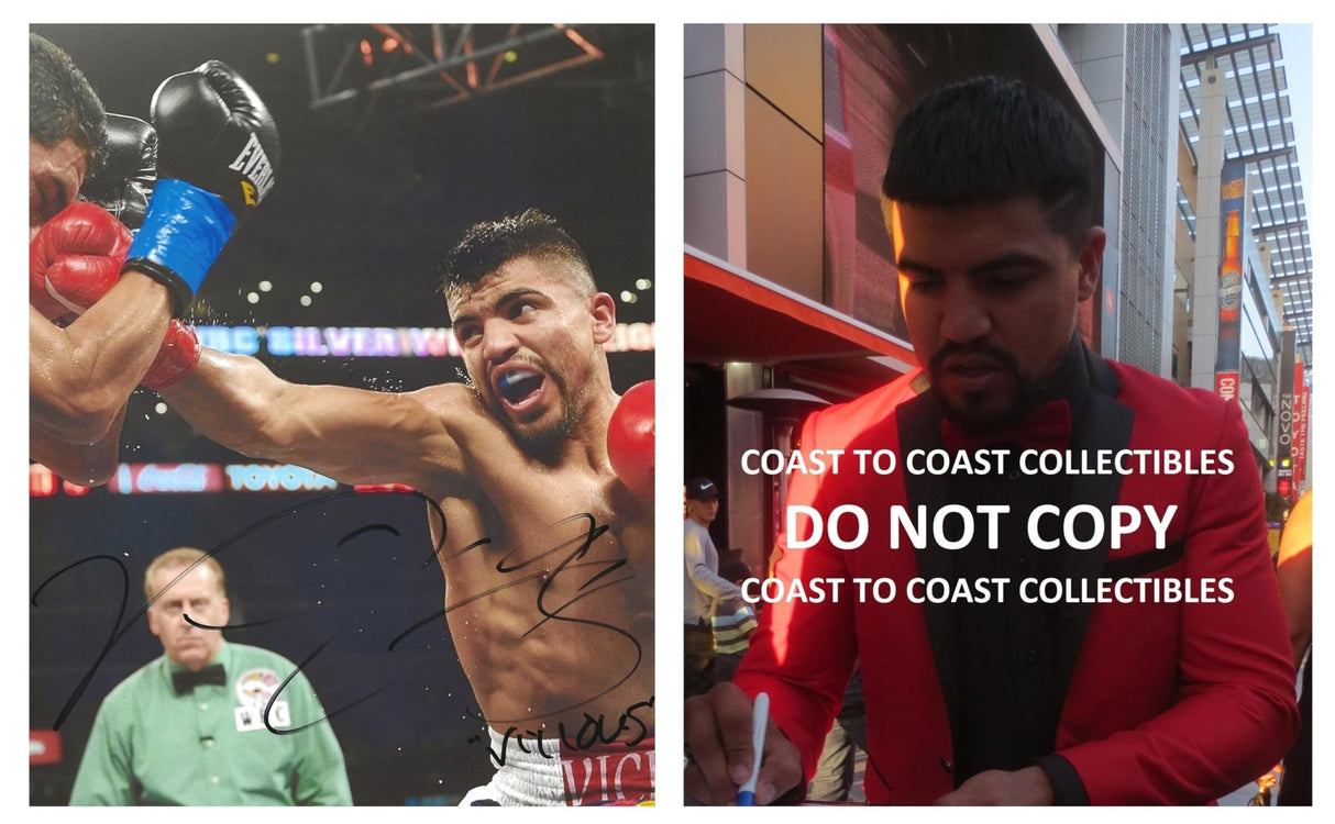 Victor Ortiz Boxing Champion signed 8x10 photo COA Proof autographed..