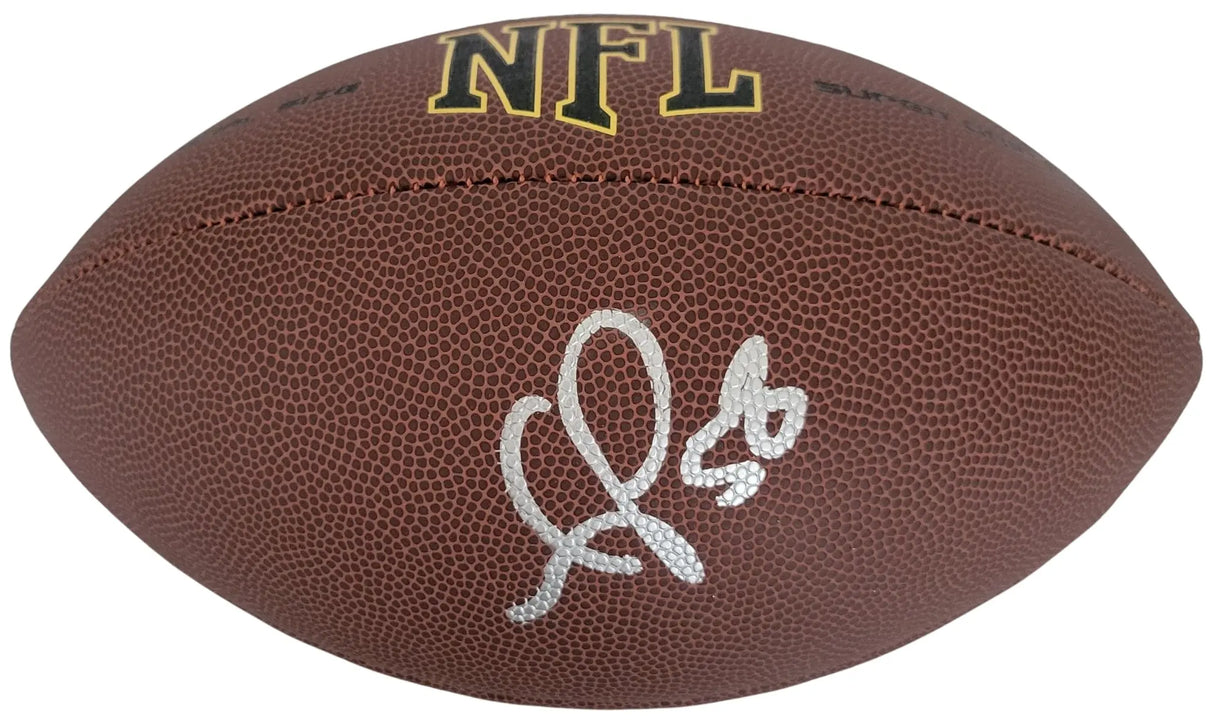Antonio Pierce Signed Football Proof COA Autographed Las Vegas Raiders Giants