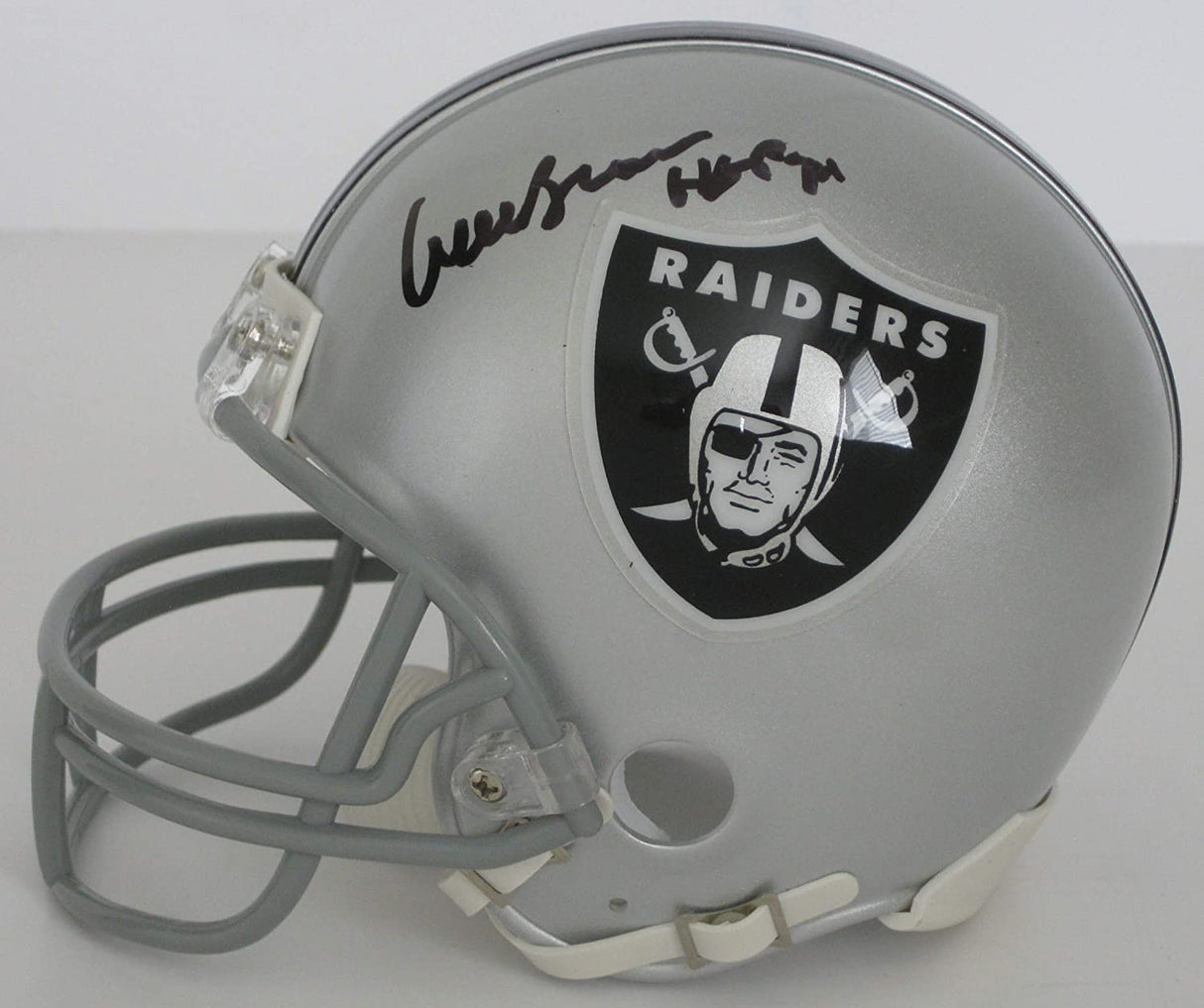 Willie Brown signed autographed Oakland Raiders mini football helmet proof Beckett COA
