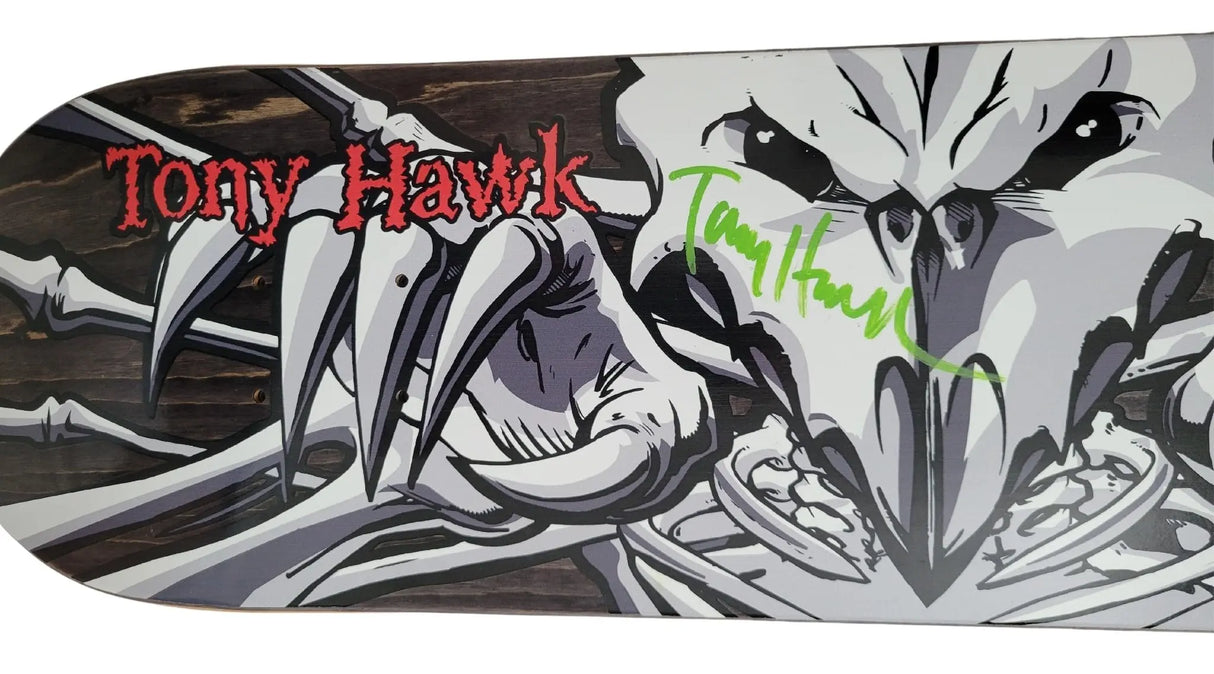 Tony Hawk Signed Skateboard Deck Birdhouse Proof COA Autographed.