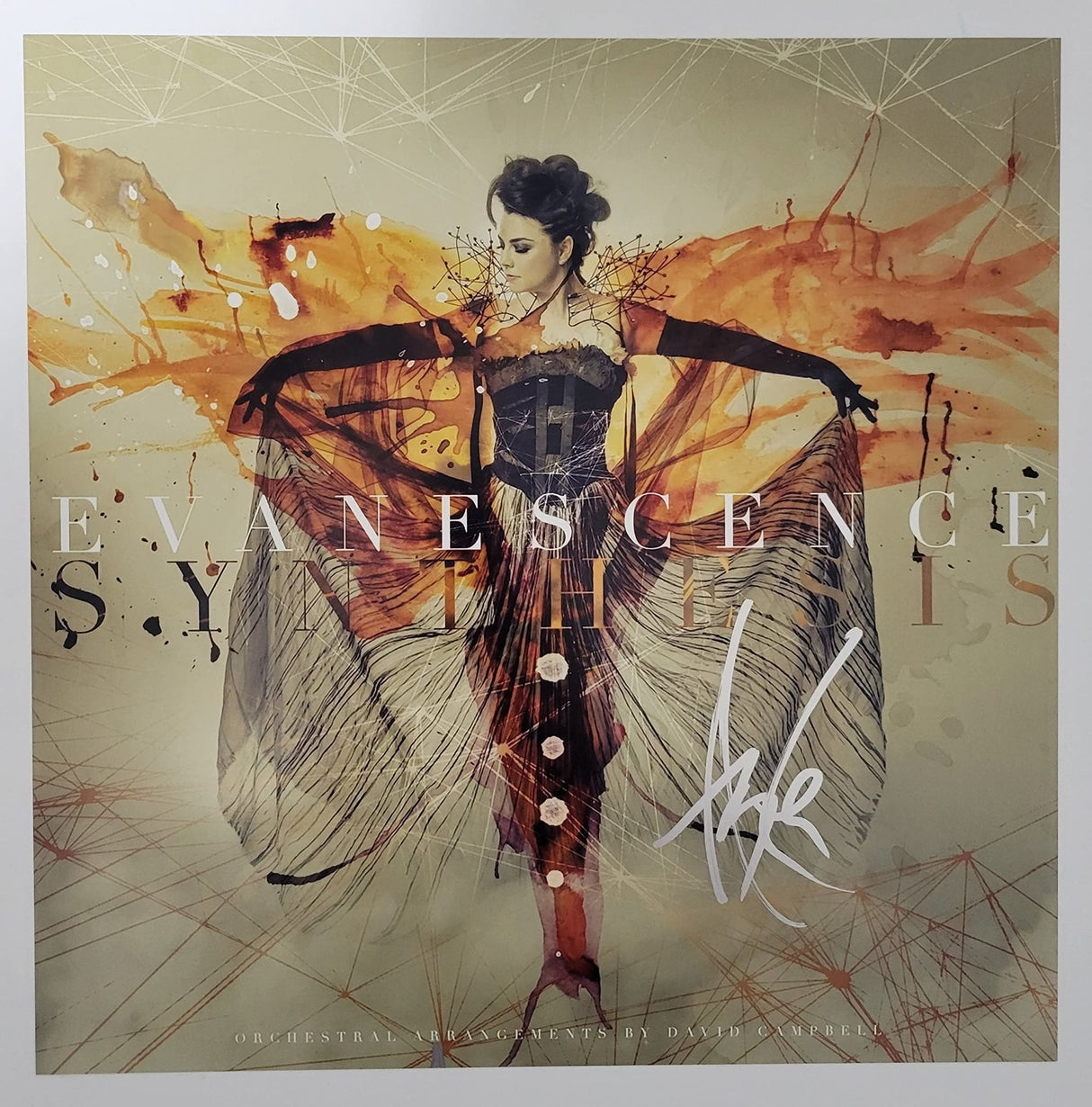 Amy Lee signed Evanescence Synthesis 12x12 Photo COA exact proof autographed STAR