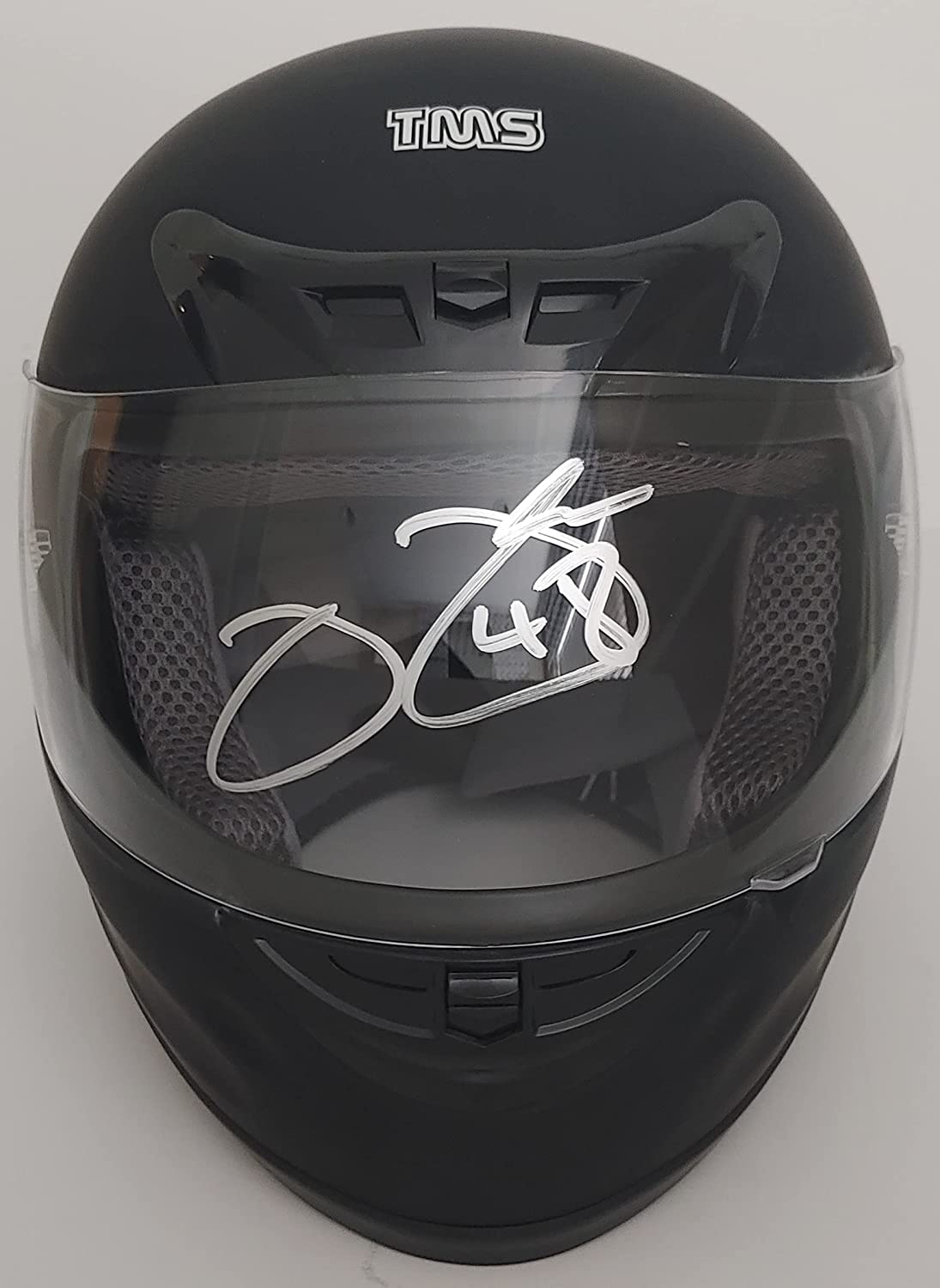 Jimmie Johnson #48 Nascar Driver signed autographed full size helmet proof. Beckett COA