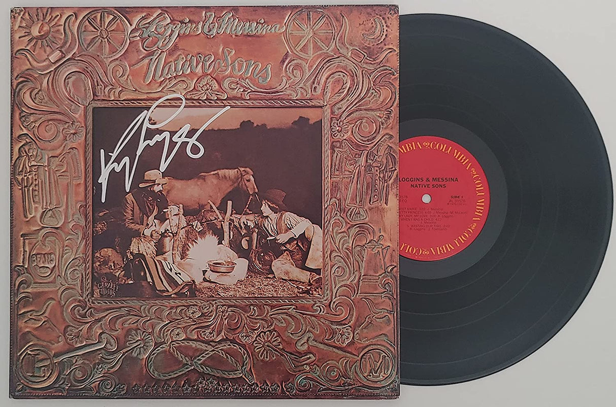 Kenny Loggins signed autographed Native Sons album vinyl record proof Beckett STAR