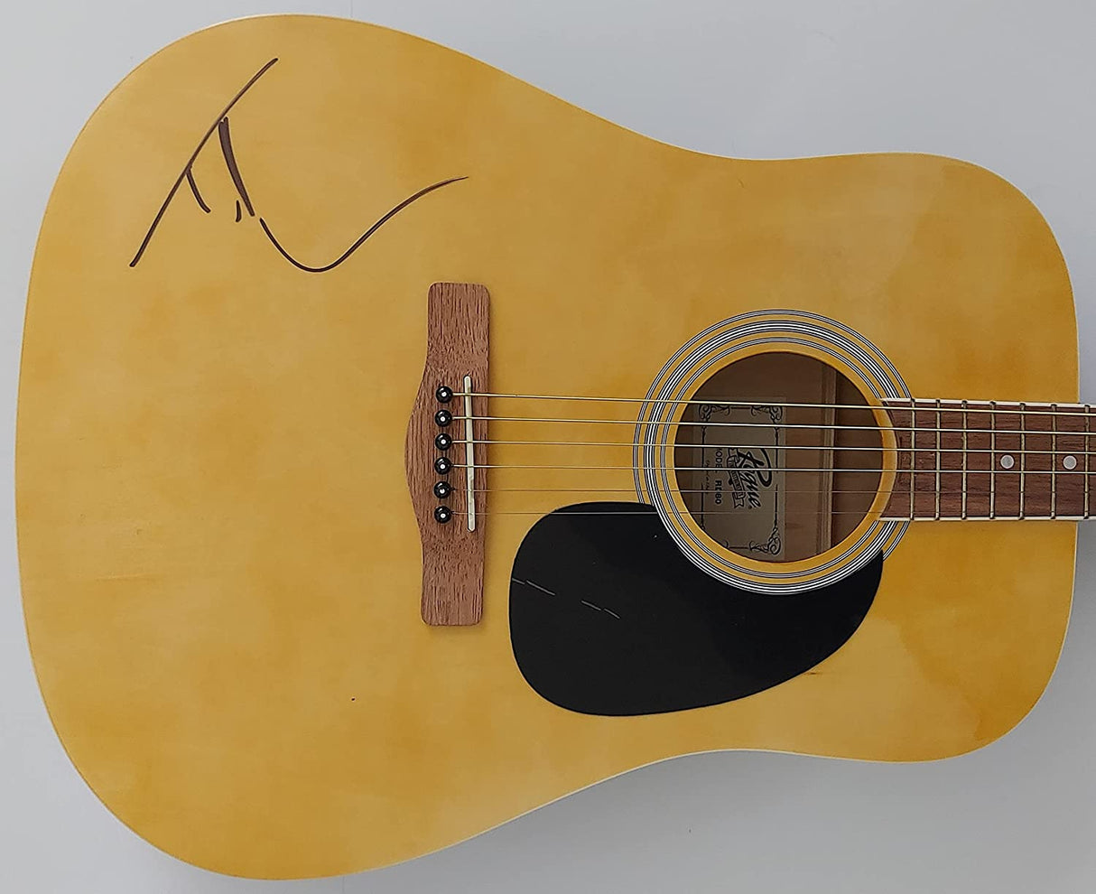 Tim McGraw Country music legend signed autographed acoustic guitar Beckett COA Proof Star