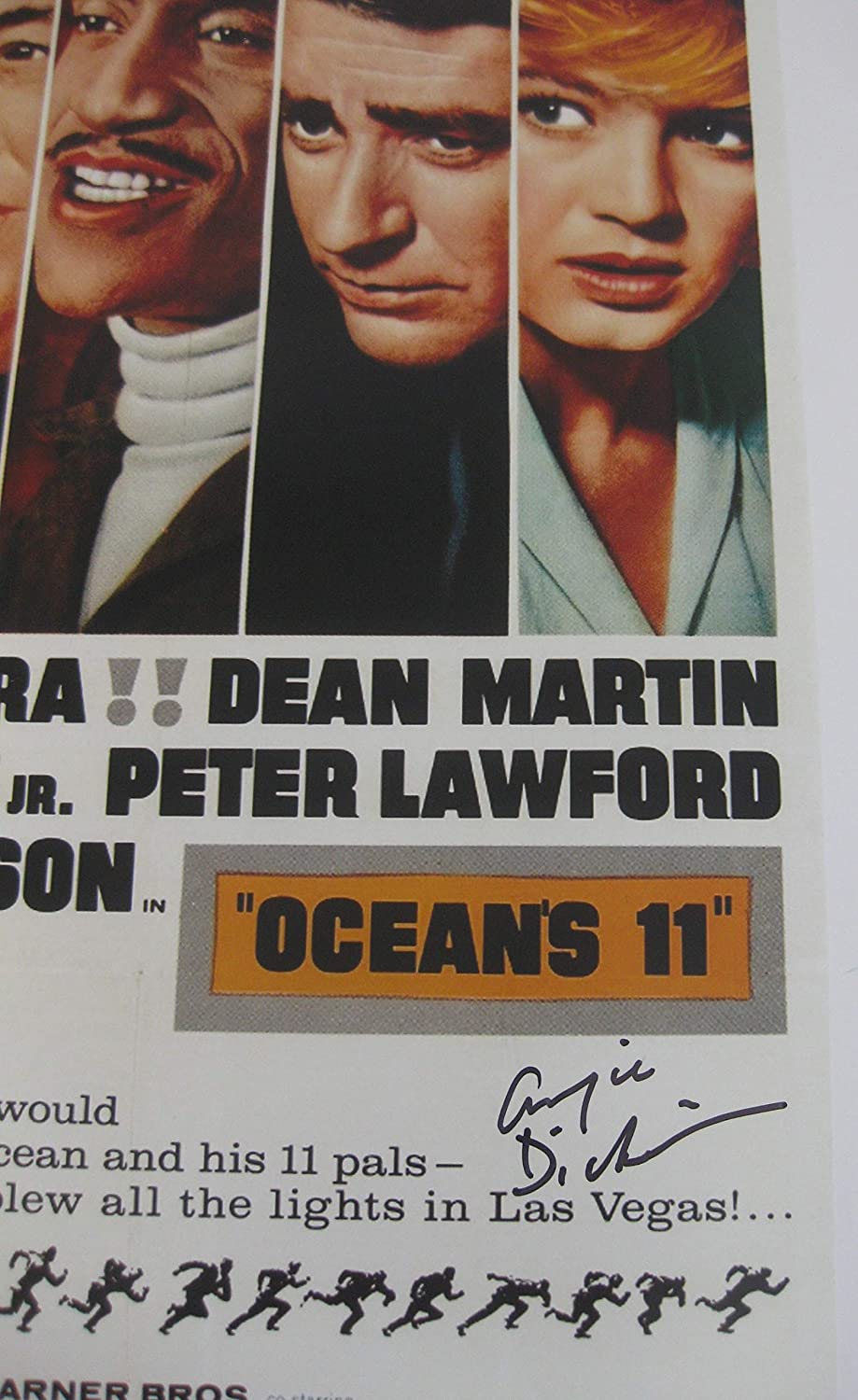 Angie Dickinson signed 12x18 Ocean 11 movie photo poster COA proof STAR