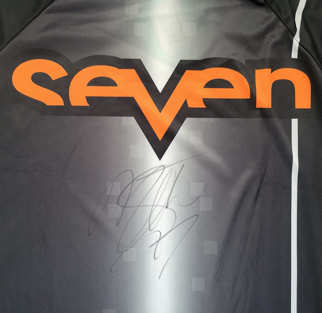 Malcolm Stewart Supercross Motocross signed Seven Jersey proof COA autographed
