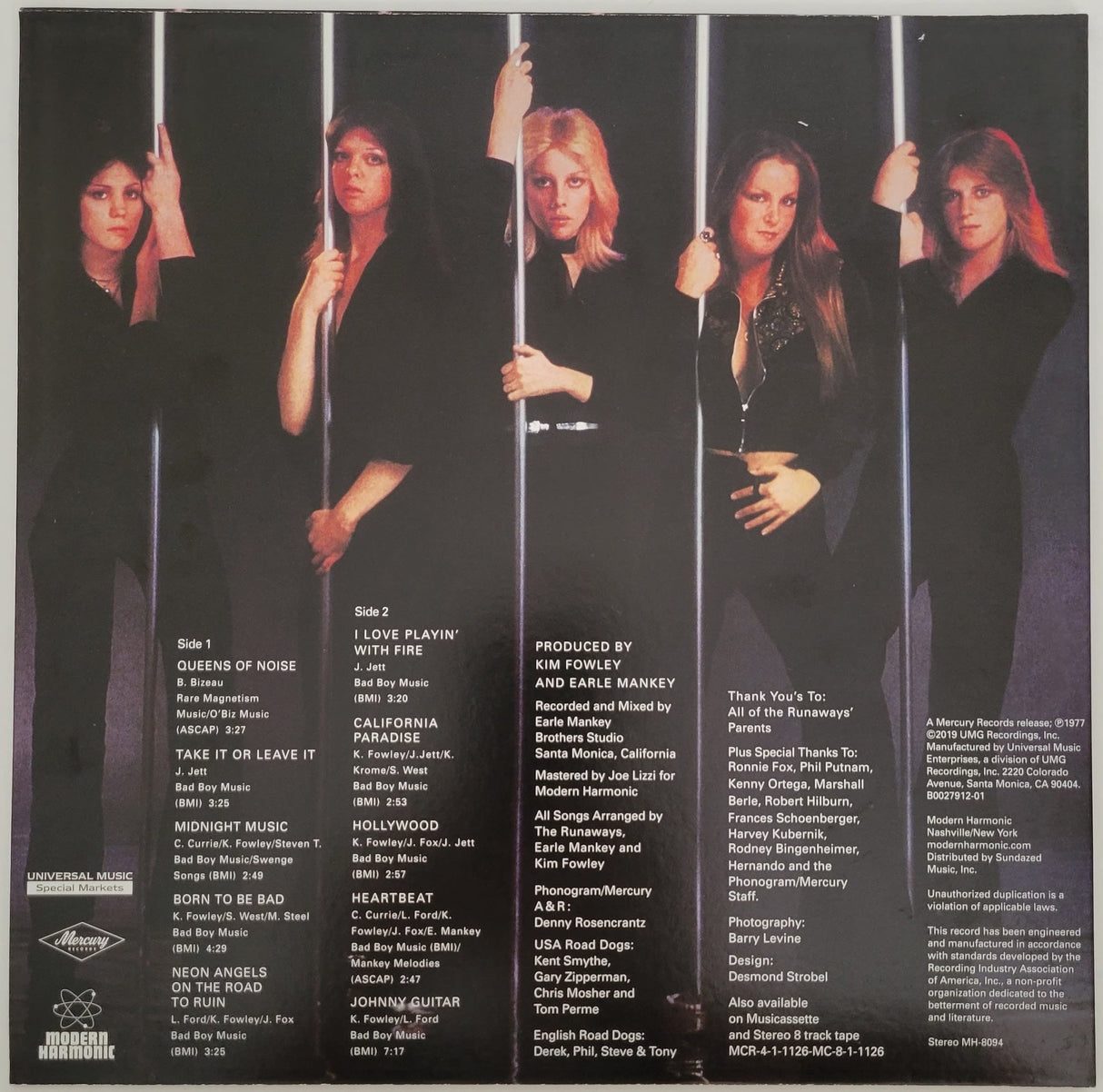 Joan Jett Cherie Currie Lita Ford signed The Runaways Queens of Noise album proof COA STAR