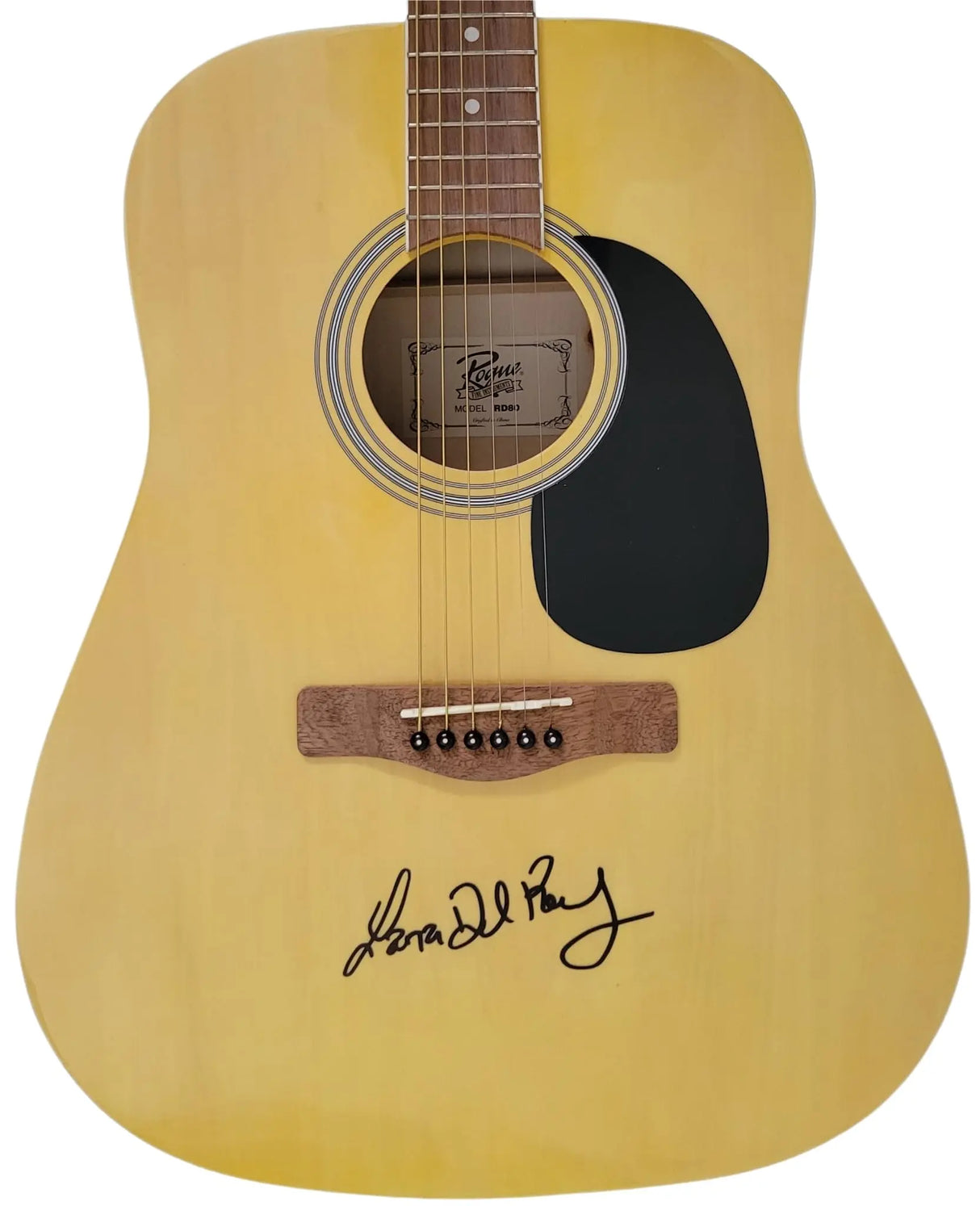 Lana Del Rey signed full size acoustic guitar COA exact proof autographed Star