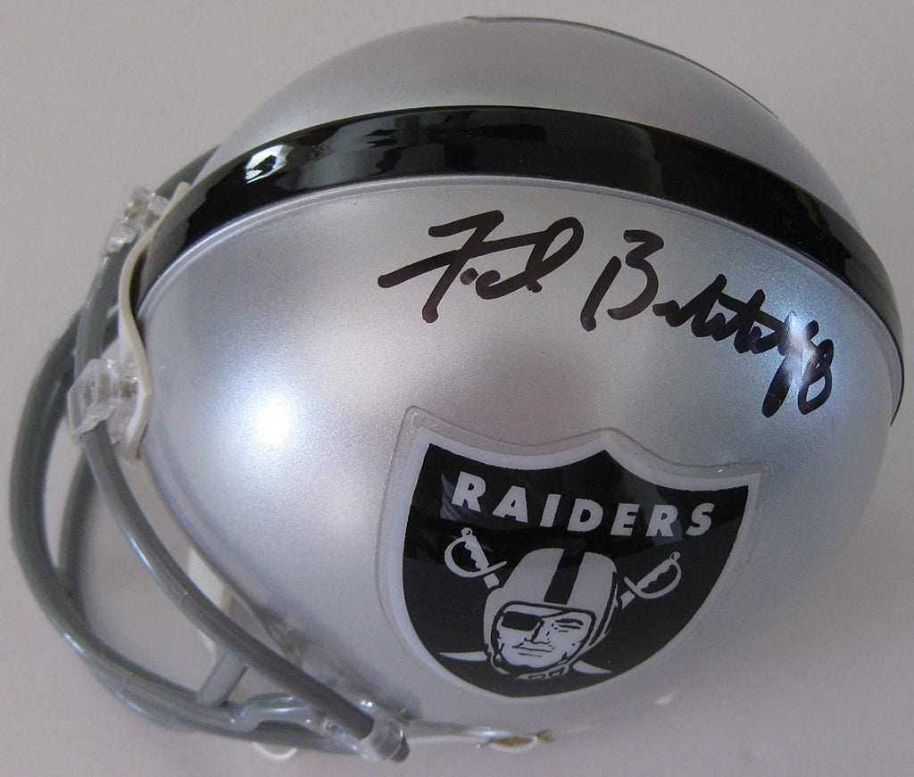 Fred Biletnikoff signed autographed Oakland Raiders mini football helmet proof Beckett COA