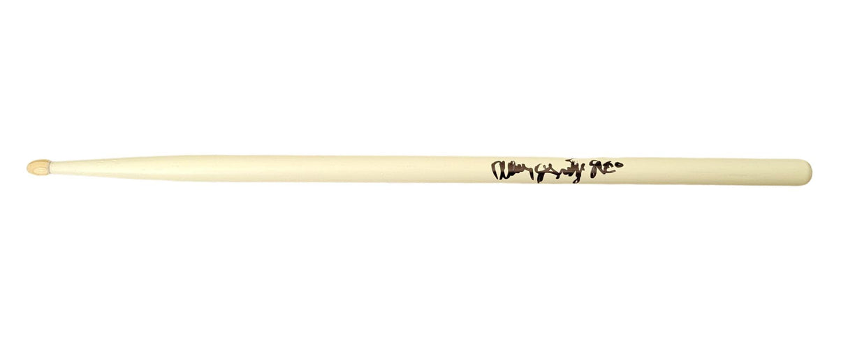 Alan Gratzer REO Speedwagon Drummer Signed Drumstick COA Proof Autographed..