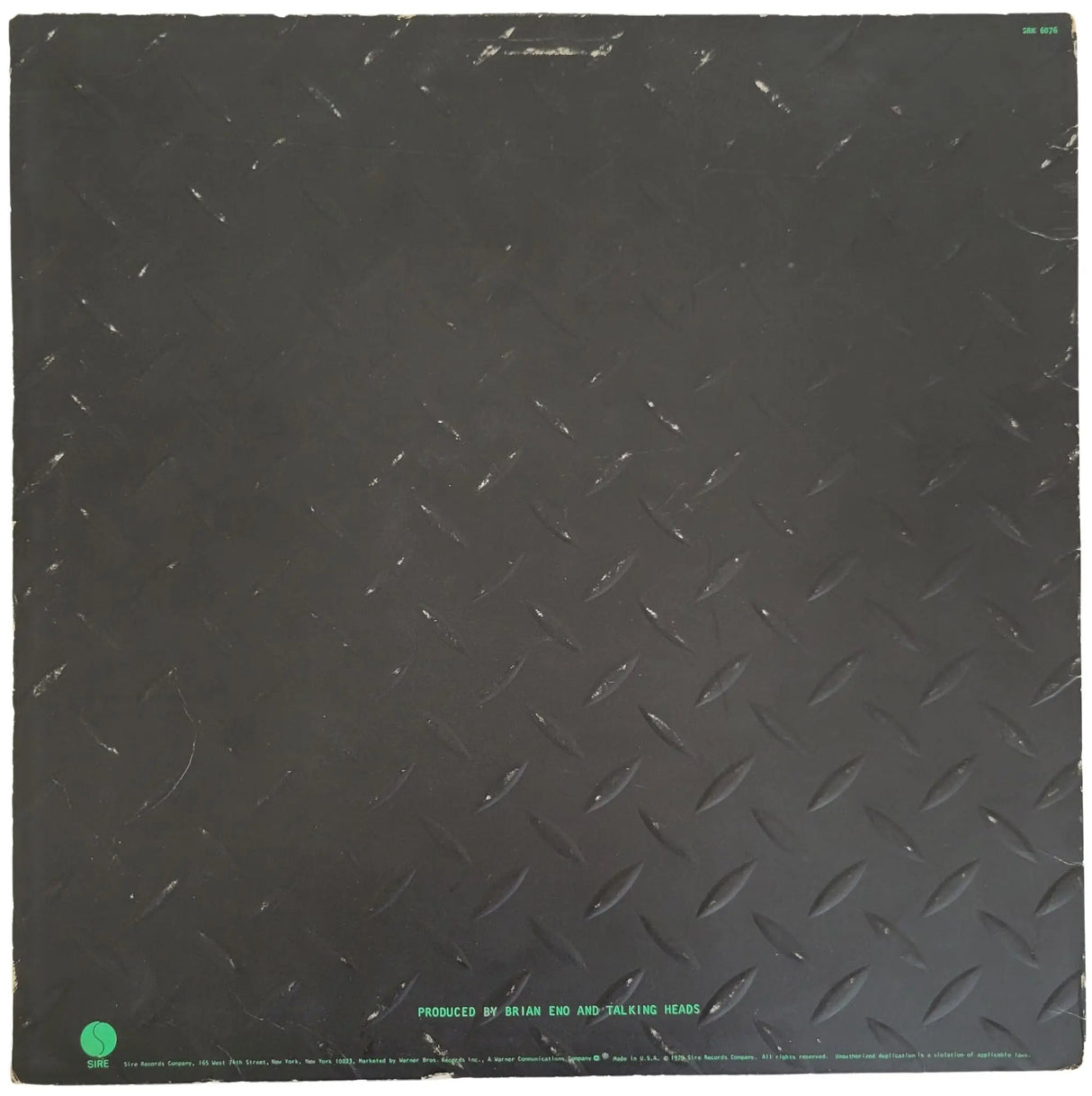 Jerry Harrison signed Talking Heads Fear of Music album vinyl Record COA proof Star