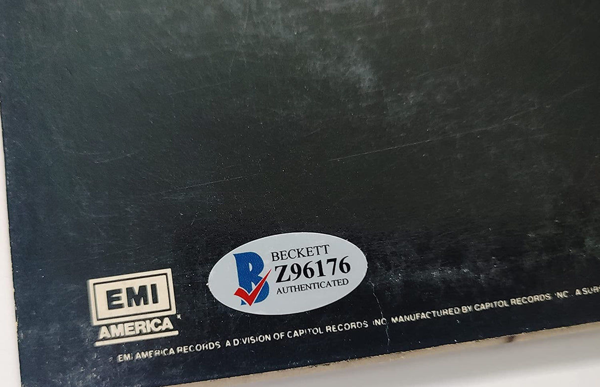 George Thorogood signed Bad to the Bone album vinyl record proof Beckett COA star