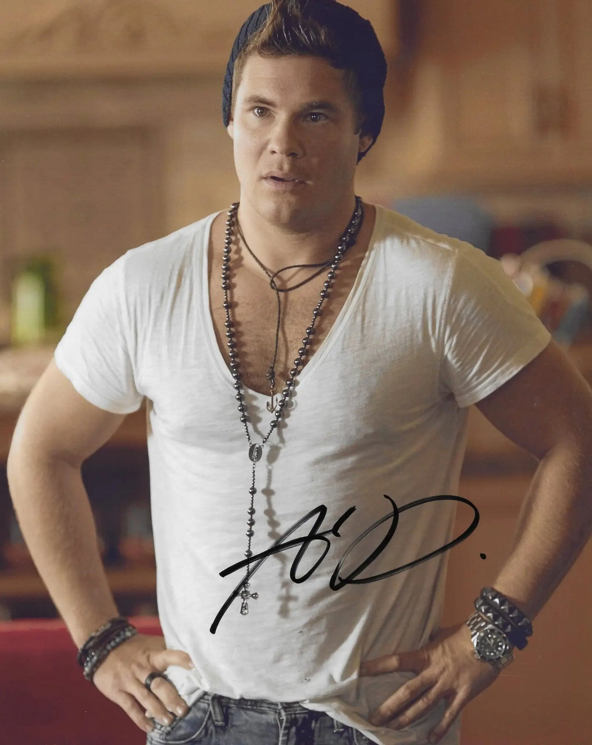 Adam Devine Signed 8x10 Photo Proof COA Autographed Actor Workaholics Comedian STAR