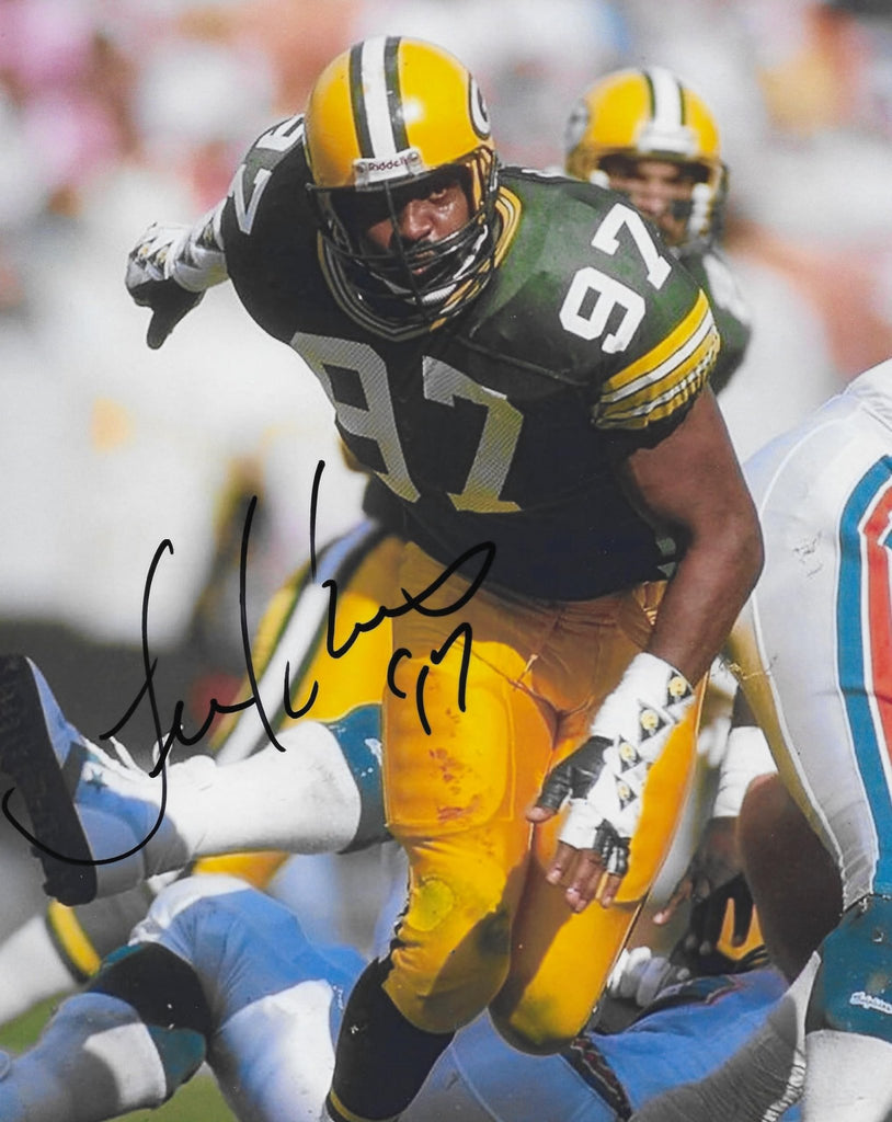 Tim Harris Signed 8x10 Photo COA Proof Green Bay Packers Football Autographed