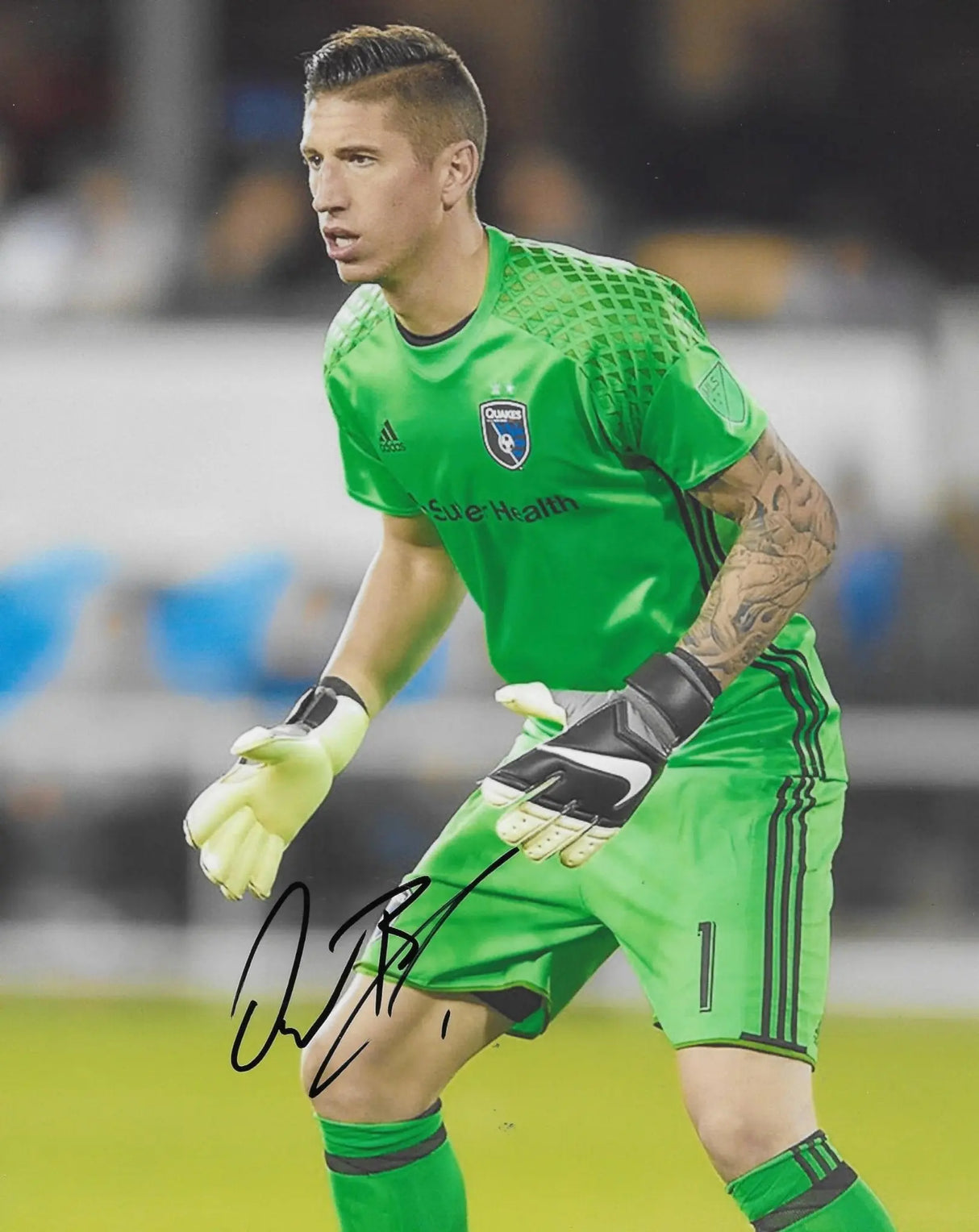 David Bingham Signed 8x10 Photo Proof COA San Jose Earthquakes Autographed.