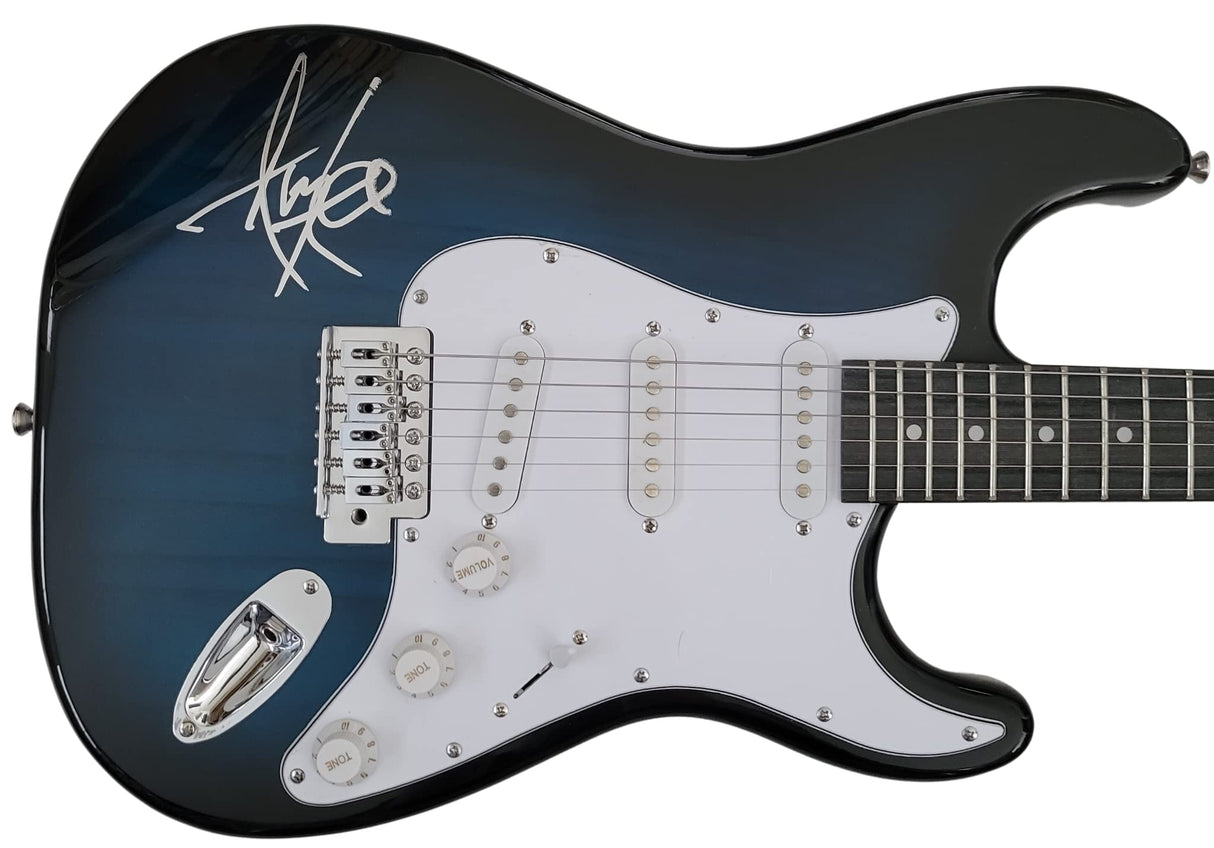 Amy Lee Evanescence signed full size electric guitar COA proof autographed STAR