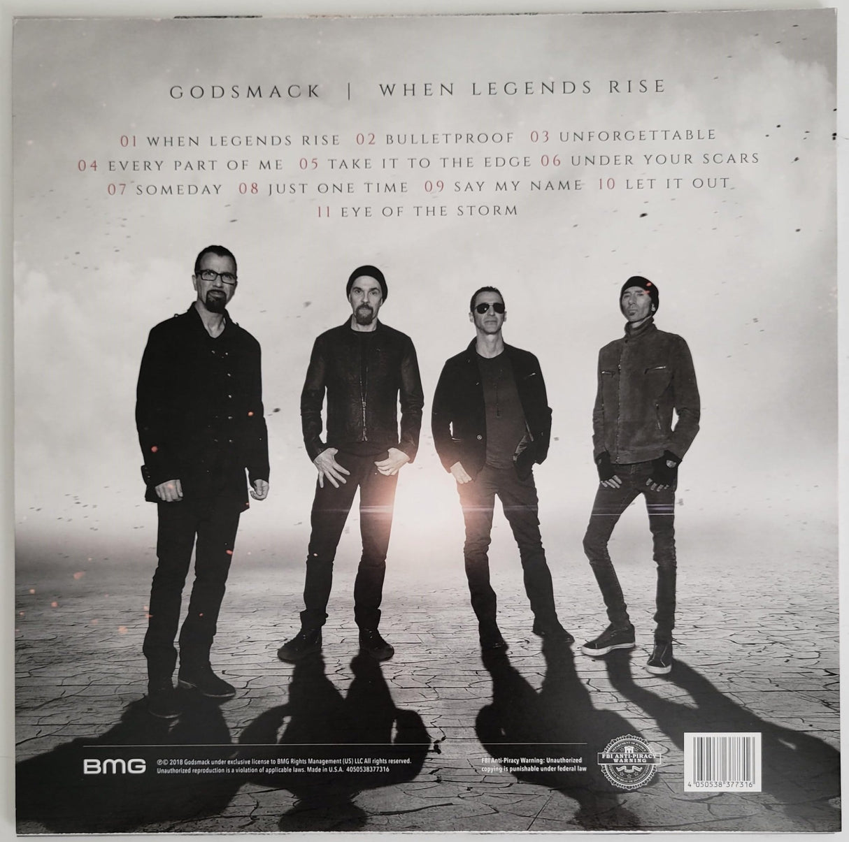 Godsmack Signed When Legends Rise Album Proof COA Autographed Vinyl Record