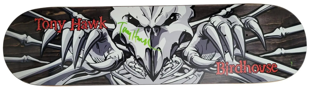 Tony Hawk Signed Skateboard Deck Birdhouse Proof COA Autographed.