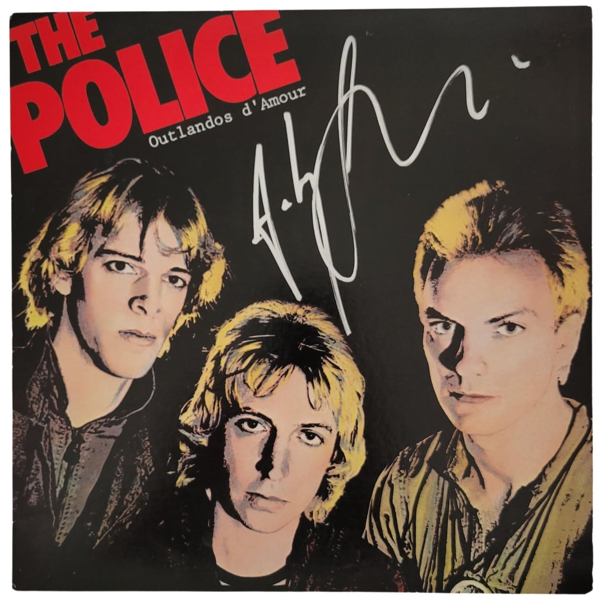 Andy Summers Signed The Police Outlandos D'Amour Album COA Proof Autographed Vinyl