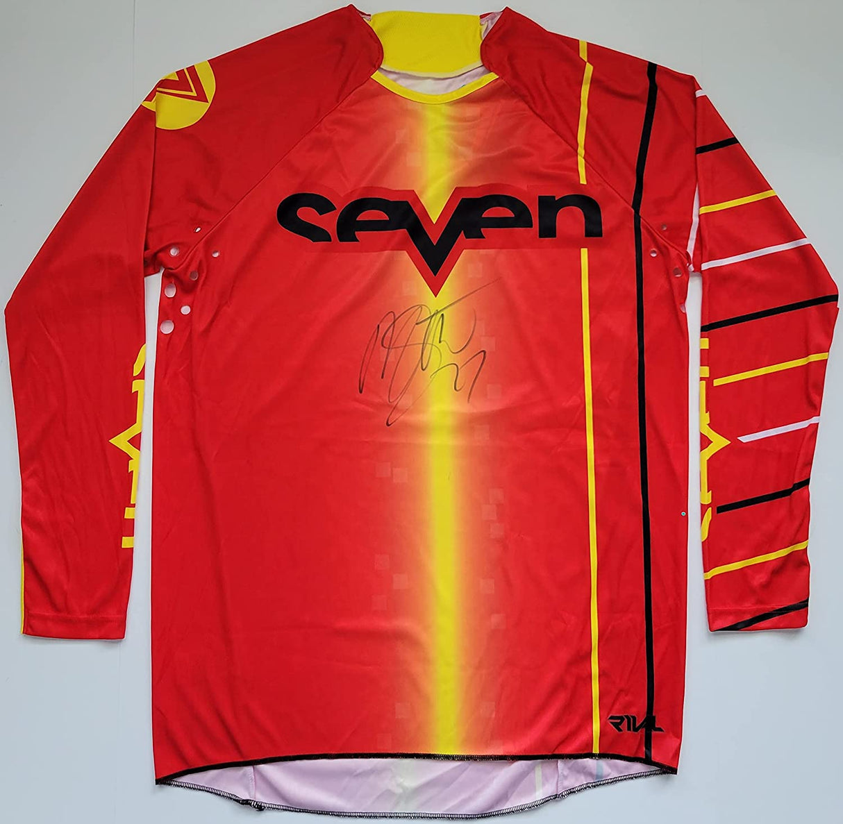 Malcolm Stewart Supercross Motocross signed Seven Jersey proof COA autographed,