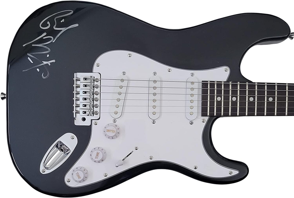 Billy Idol signed electric guitar Rebel Yell COA exact proof autographed star