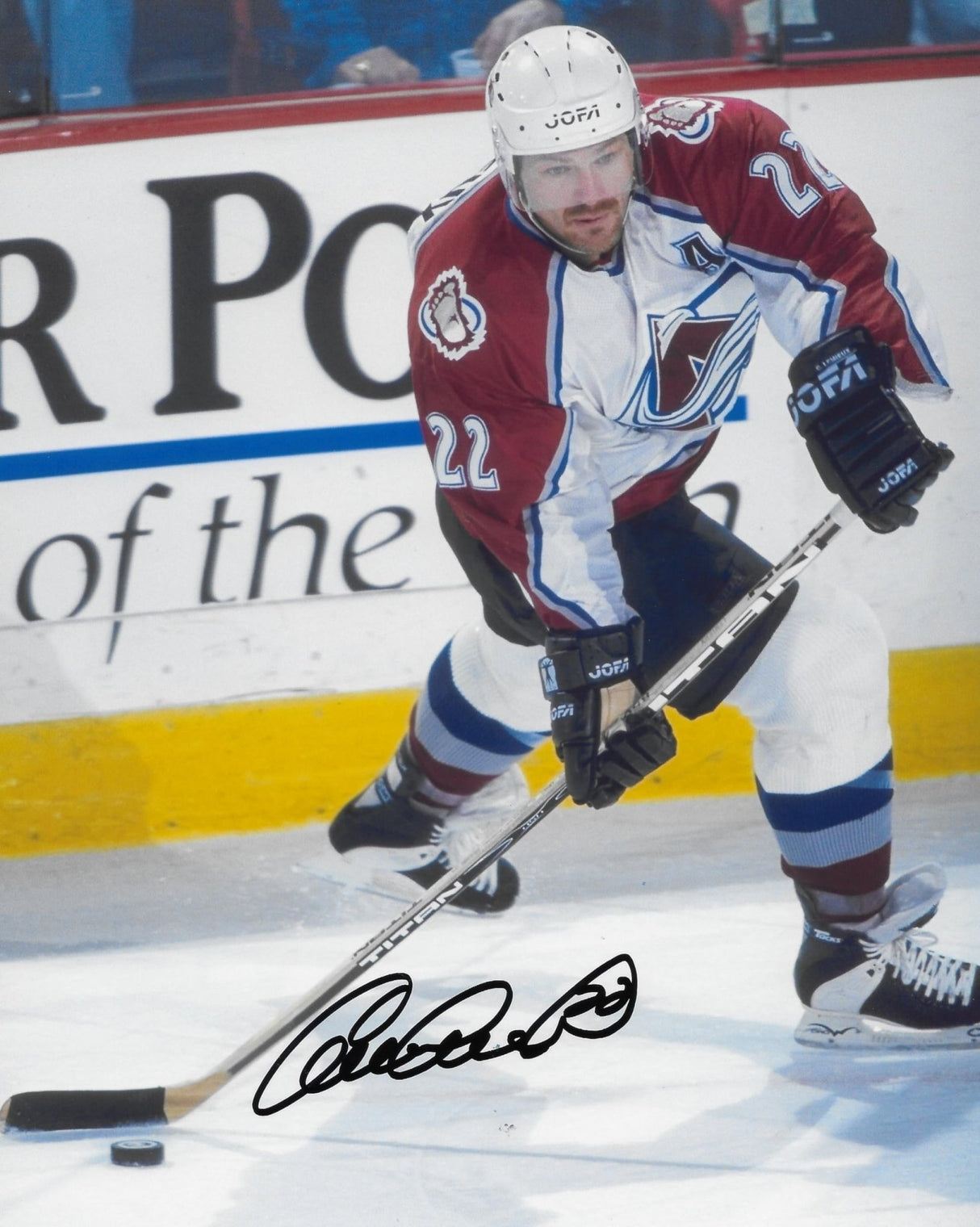 Claude Lemieux signed Colorado Avalanche 8x10 photo COA proof autographed
