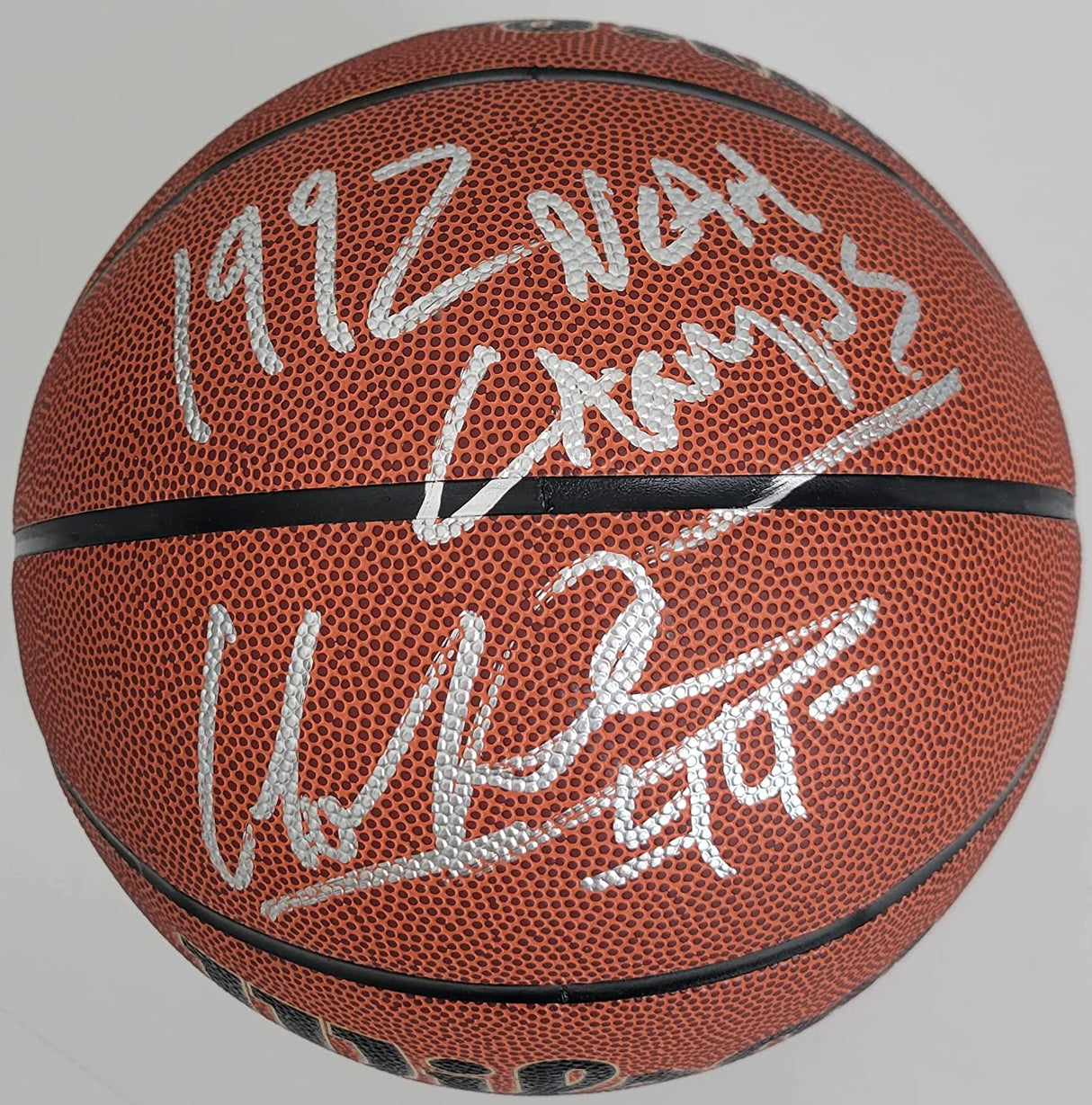 Cherokee Parks Duke Blue Devils signed NCAA basketball COA proof autographed