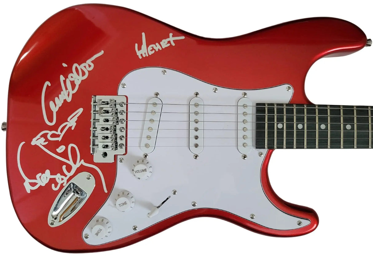 Ann Wilson Nancy Wilson Heart Signed Full Size Electric Guitar Proof Autographed STAR