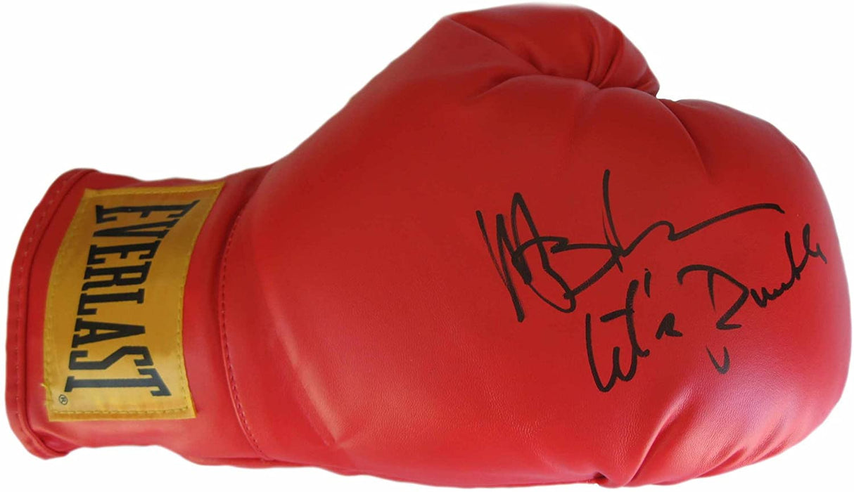 Michael Buffer Ring Announcer signed autographed Boxing Glove exact proof Beckett COA.
