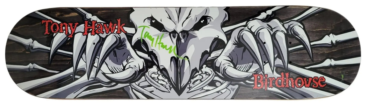 Tony Hawk Signed Skateboard Deck Birdhouse Proof COA Autographed.