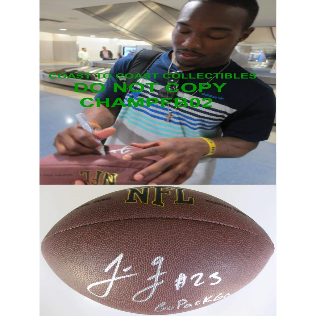 Johnathan Franklin, Green Bay Packers, UCLA Bruins, Signed, Autographed, NFL Football , A COA with the Proof Photo of Johnathan Signing Will Be Inlcuded