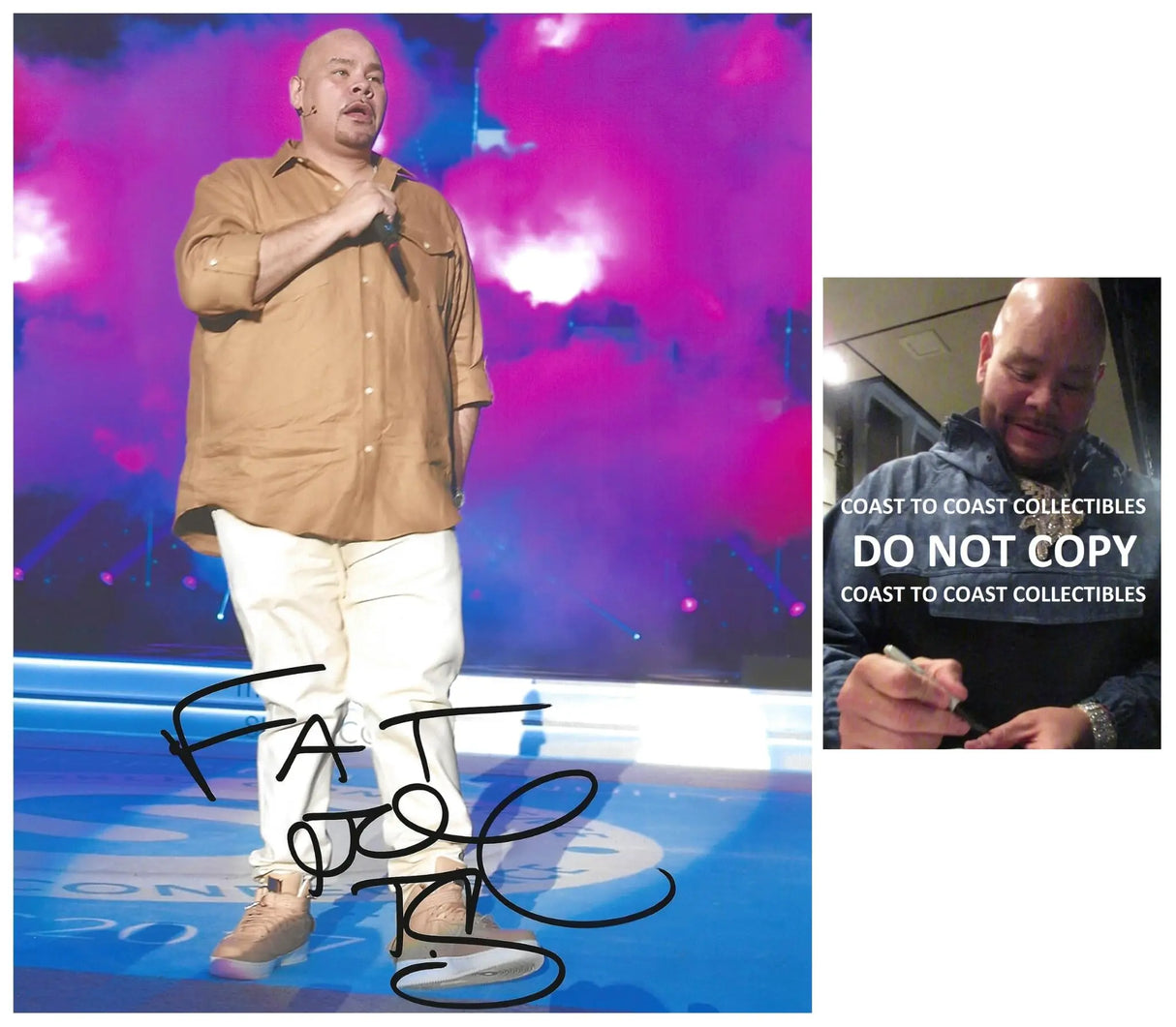 Joseph Cartagena Fat Joe Rapper signed 8x10 photo COA proof autographed STAR