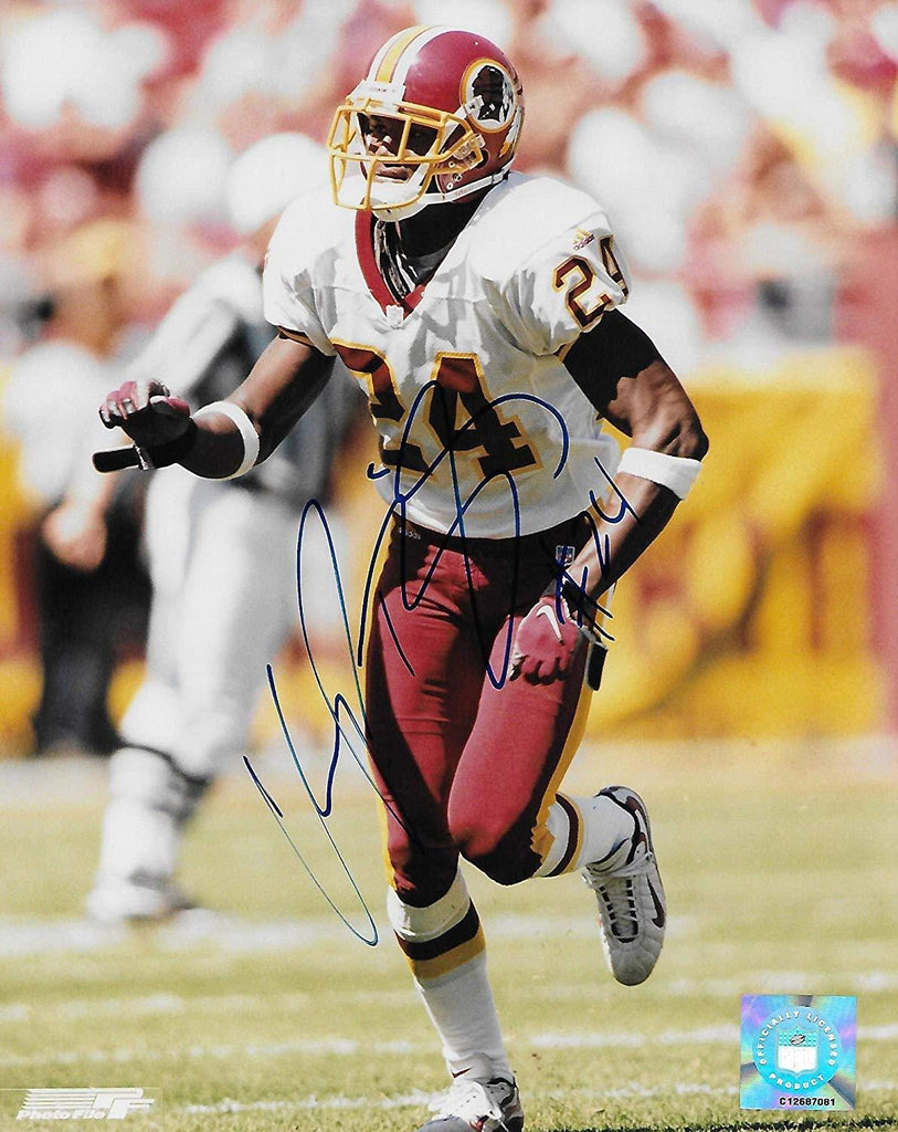 Champ Bailey Washington Redskins signed autographed, 8x10 Photo, COA with the proof photo will be included