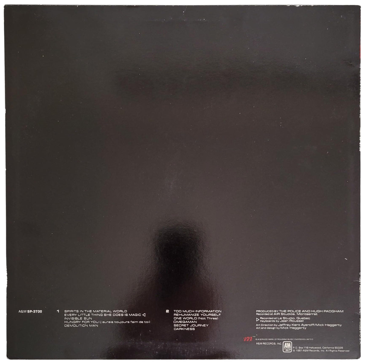 The Police Signed Ghost in the Machine Album Proof COA Autographed Vinyl Record