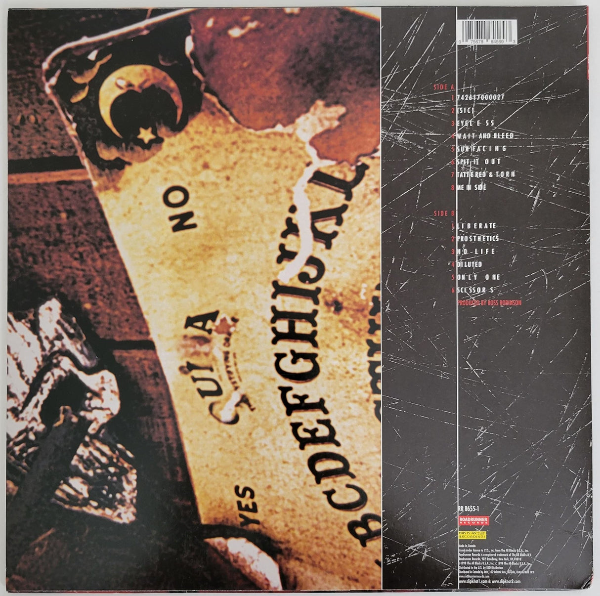 Slipknot metal band signed album vinyl Record Clown,Wilson,Root,Thomson Proof STAR