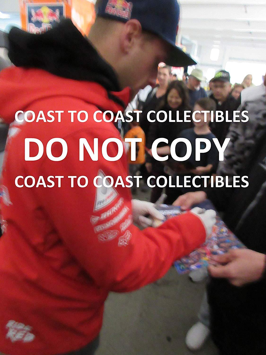 Ken Roczen motocross,supercross signed, autographed 8x10 photo, proof COA