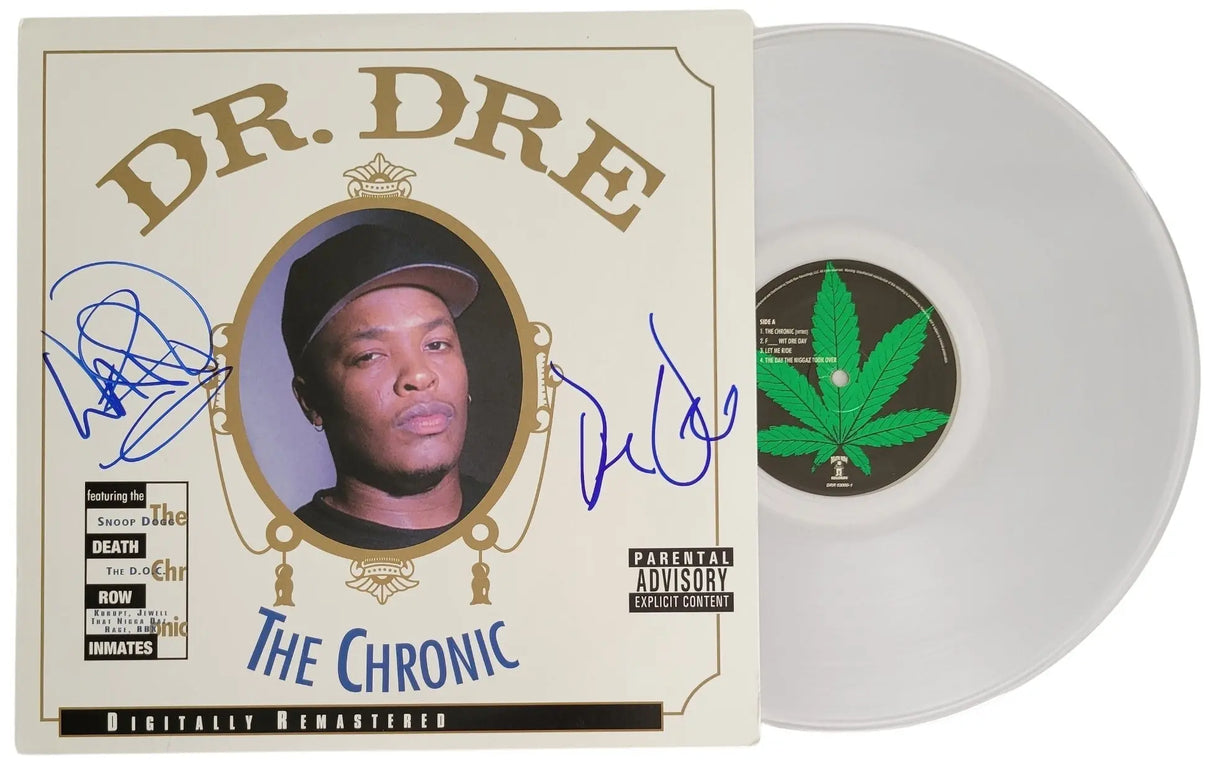 Dr Dre Signed The Chronic Album COA Autographed Vinyl Proof Warren G Rare STAR