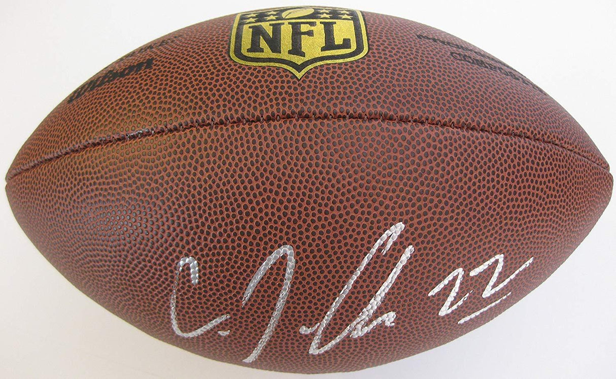CJ Anderson LA Rams,Broncos, Cal Bears,signed,autographed,Duke Football,proof COA