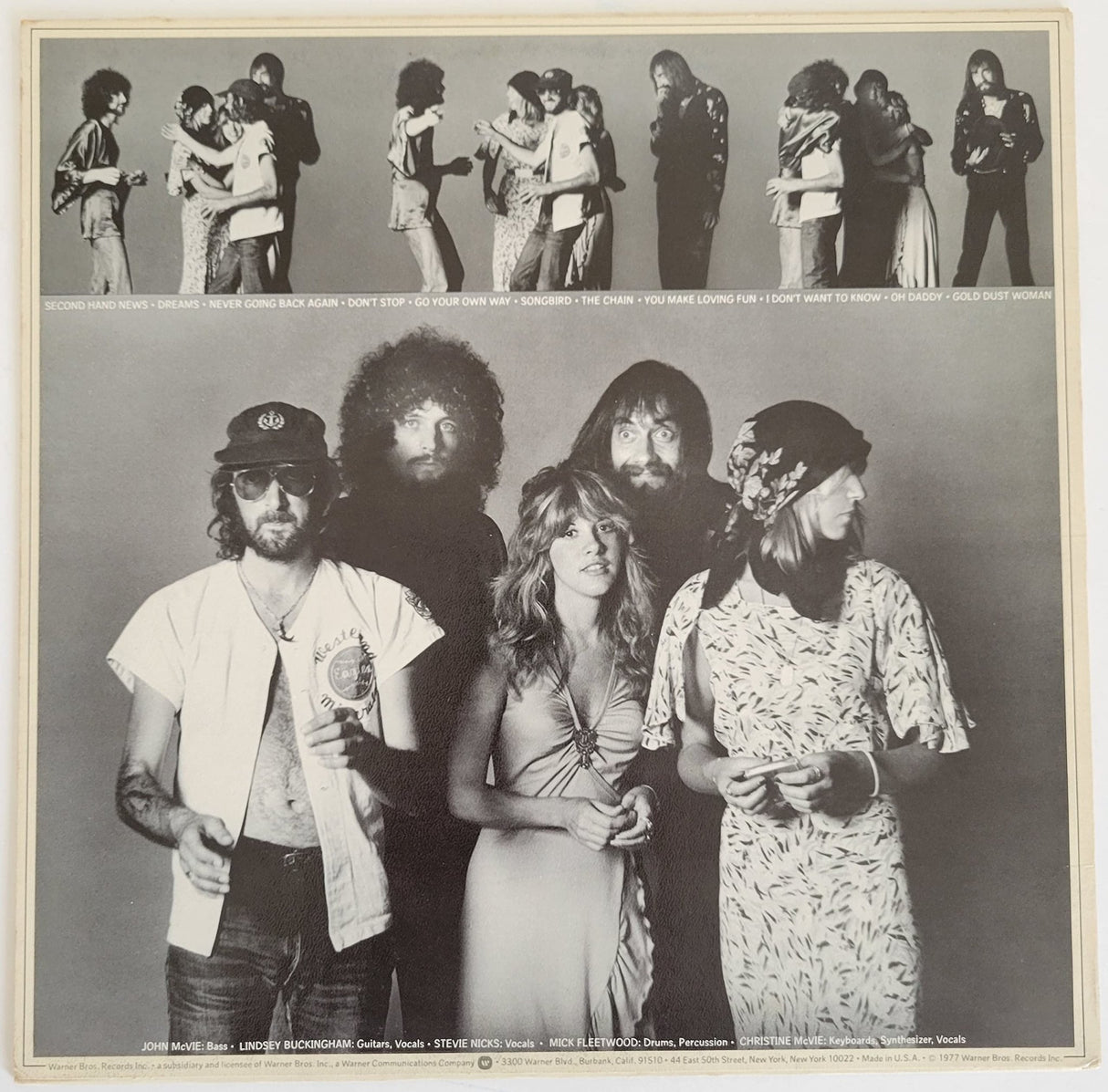 Mick Fleetwood signed Fleetwood Mac Rumours album proof vinyl proof STAR autographed